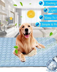 Pet Dog Cat Ice Silk Cold Nest Pad For Cooling In Summer.