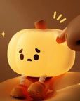 Pumpkin Night Light Cute Soft Silicone Lamp Touch