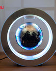 Round LED World Map Floating Globe Magnetic