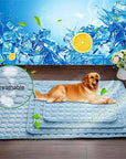 Pet Dog Cat Ice Silk Cold Nest Pad For Cooling In Summer.