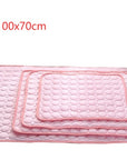 Pet Dog Cat Ice Silk Cold Nest Pad For Cooling In Summer.