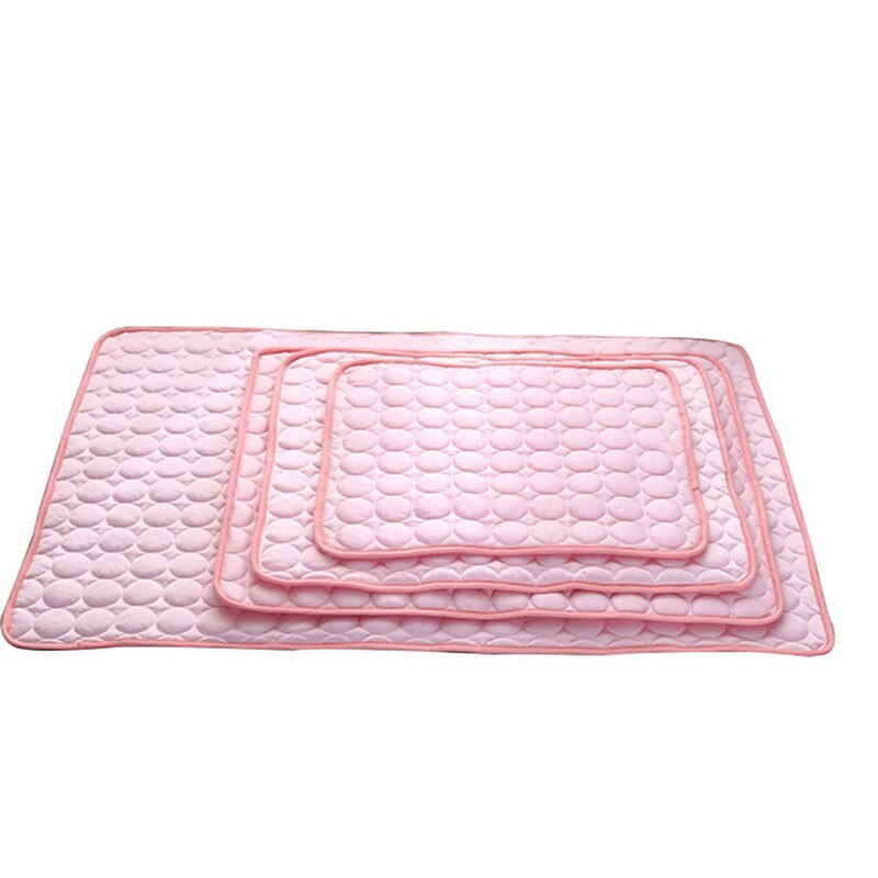 Pet Dog Cat Ice Silk Cold Nest Pad For Cooling In Summer.