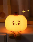 Pumpkin Night Light Cute Soft Silicone Lamp Touch