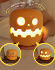 Pumpkin Lamp Bedside Light For Bedroom