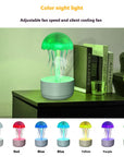 Jellyfish Humidifier Colorful Night Light Home Bedroom Office Air Humidifier