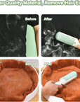 Pet Hair Remover Roller Reusable Dog Cat Fur Remover With Comfy Non-Slip Handle