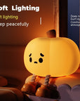 Pumpkin Night Light Cute Soft Silicone Lamp Touch