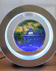 Round LED World Map Floating Globe Magnetic