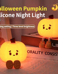 Pumpkin Night Light Cute Soft Silicone Lamp Touch