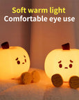 Pumpkin Night Light Cute Soft Silicone Lamp Touch